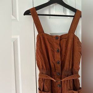 Urban Outfitters Corduroy Dress in Brown